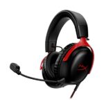 Cuffie da gioco HyperX Cloud III - Driver da 53 mm - Microfono con cancellazione del rumore - Multipiattaforma - Colore nero/rosso - Nero/rosso