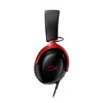 Cuffie da gioco HyperX Cloud III - Driver da 53 mm - Microfono con cancellazione del rumore - Multipiattaforma - Colore nero/rosso - Nero/rosso - immagine 2