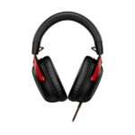 Cuffie da gioco HyperX Cloud III - Driver da 53 mm - Microfono con cancellazione del rumore - Multipiattaforma - Colore nero/rosso - Nero/rosso - immagine 3