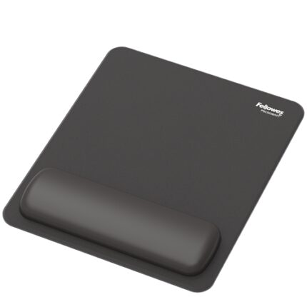 Tappetino per mouse Fellowes Breyta - Rivestimento antipolvere - Protezione antimicrobica - Morbido al tatto - Realizzato con materiale riciclato - 24x20x1