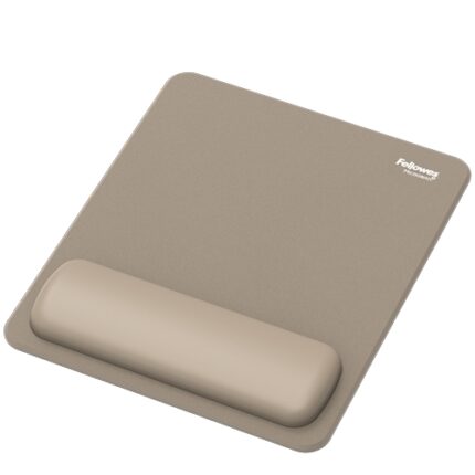 Tappetino per mouse Fellowes Breyta - Rivestimento antipolvere - Protezione antimicrobica - Morbido al tatto - Realizzato con materiale riciclato - 24x20x1