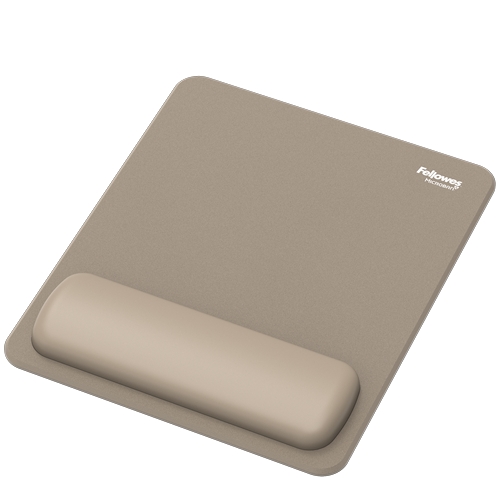 Tappetino per mouse Fellowes Breyta - Rivestimento antipolvere - Protezione antimicrobica - Morbido al tatto - Realizzato con materiale riciclato - 24x20x1