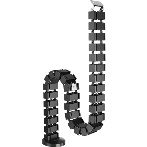 Organizzatore per cavi Fellowes - Colonna flessibile - Altezza fino a 130 cm - Dorso staccabile - 4 scomparti separati - Base resistente - Magnete integrato - 10 Organizzatore per cavi Fellowes - Colonna flessibile - Altezza fino a 130 cm - Dorso staccabile - 4 scomparti separati - Base resistente - Magnete integrato - 10