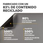 Fellowes Breyta Desk Pad - Antiscivolo - Protezione antimicrobica - Antiriflesso - Realizzato con materiale riciclato - 40x80x0,25cm - Grigio - Colore: Grigio - immagine 3