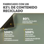 Fellowes Breyta Desk Pad - Antiscivolo - Protezione antimicrobica - Antiriflesso - Realizzato con materiale riciclato - 40x80x0,25cm - Verde salvia - Verde salvia - immagine 3