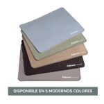 Fellowes Breyta Mat XL - Antiscivolo - Protezione antimicrobica - Bordi rinforzati - Realizzato con materiale riciclato - 21x28x0,25cm - Grigio - Colore: Grigio - immagine 5