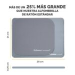 Fellowes Breyta Mat XL - Antiscivolo - Protezione antimicrobica - Bordi rinforzati - Realizzato con materiale riciclato - 21x28x0,25cm - Colore blu - immagine 3