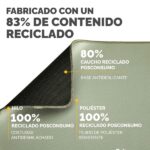 Fellowes Breyta Mat XL - Antiscivolo - Protezione antimicrobica - Bordi rinforzati - Realizzato con materiale riciclato - 21x28x0,25cm - Verde salvia - Verde salvia - immagine 3
