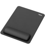 Tappetino per mouse Fellowes Breyta XL - Rivestimento antipolvere - Protezione antimicrobica - Morbido al tatto - Realizzato con materiale riciclato - 28x21x1