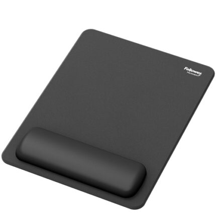 Tappetino per mouse Fellowes Breyta XL - Rivestimento antipolvere - Protezione antimicrobica - Morbido al tatto - Realizzato con materiale riciclato - 28x21x1
