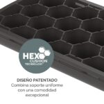 Tappetino per mouse Fellowes Breyta XL - Rivestimento antipolvere - Protezione antimicrobica - Morbido al tatto - Realizzato con materiale riciclato - 28x21x1,75cm - Nero - Nero - immagine 4