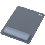 Tappetino per mouse Fellowes Breyta XL - Rivestimento antipolvere - Protezione antimicrobica - Morbido al tatto - Realizzato con materiale riciclato - 28x21x1