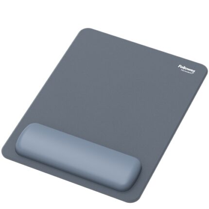 Tappetino per mouse Fellowes Breyta XL - Rivestimento antipolvere - Protezione antimicrobica - Morbido al tatto - Realizzato con materiale riciclato - 28x21x1