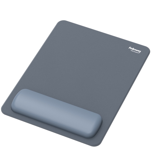 Tappetino per mouse Fellowes Breyta XL - Rivestimento antipolvere - Protezione antimicrobica - Morbido al tatto - Realizzato con materiale riciclato - 28x21x1