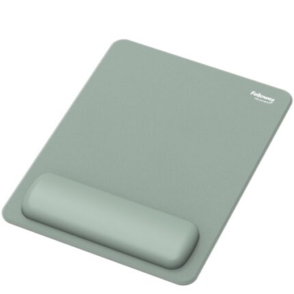 Tappetino poggiapolsi Fellowes Breyta XL - Rivestimento antipolvere - Protezione antimicrobica - Morbido al tatto - Realizzato con materiale riciclato - 28x21x1