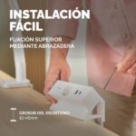 75 cm - Bianco - 1 presa - USB-A - USB-C - Cavo da 2 m - Morsetto da tavolo da 10 a 45 mm - 15
