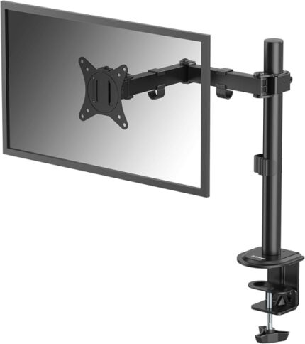Fellowes Everyday Desk Stand con braccio articolato per monitor fino a 32" e fino a 9 kg - Montaggio a morsetto o a vite - Gestione dei cavi - 56