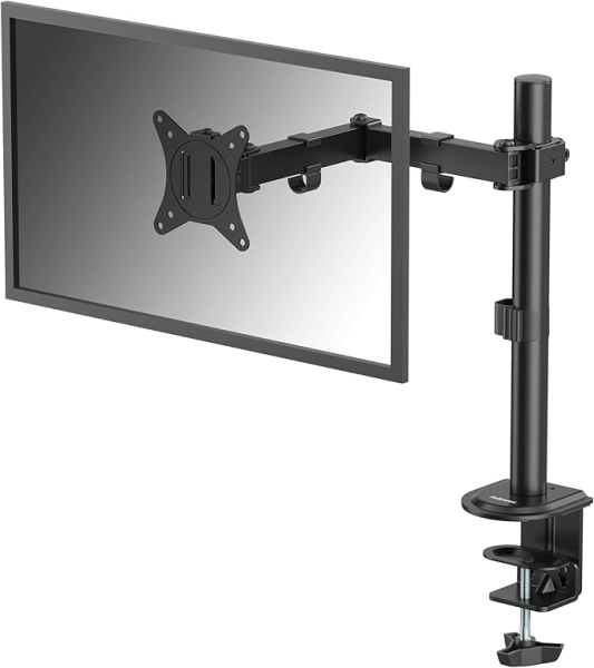 Fellowes Everyday Desk Stand con braccio articolato per monitor fino a 32" e fino a 9 kg - Montaggio a morsetto o a vite - Gestione dei cavi - 56