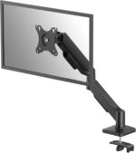 Fellowes Everyday Plus Supporto da tavolo con braccio per monitor fino a 32" e 9 kg - Molla a gas - Attacco a morsetto o a vite - Gestione dei cavi - 56