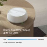 TP-Link Deco BE22 Confezione da 3 sistemi WiFi Mesh - Dual Band - Velocità fino a 3,6Gbps - WiFi 7 - Ethernet 1Gbps - Colore bianco - immagine 4