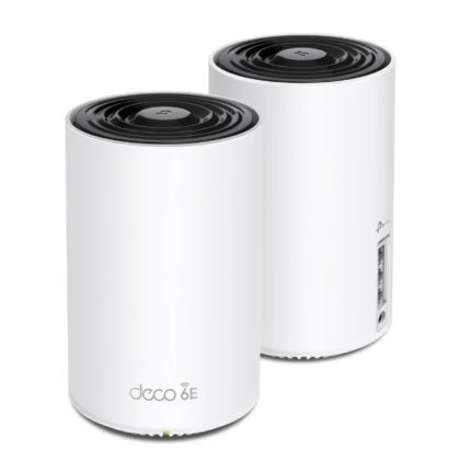 4 Gbps - WiFi 6E - Ethernet 1 Gbps - Copertura fino a 510 m² - VPN - Colore bianco e nero