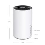 TP-Link Deco XE75 Confezione da 2 Sistemi WiFi Mesh - Tri-Band - Velocità fino a 5.4Gbps - WiFi 6E - Ethernet 1Gbps - Copertura fino a 510m2 - VPN - Bianco e nero - Colore: Bianco e nero - immagine 5