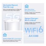 TP-Link Deco X50-5G WiFi Mesh System - Dual Band - Velocità fino a 3Gbps - WiFi 6 - Copertura fino a 230m2 - Antenne interne - Colore bianco - immagine 4