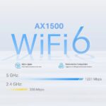 TP-Link Deco X10-4G WiFi Mesh System - Dual Band - Velocità fino a 1,5Gbps - WiFi 6 - Copertura fino a 190m2 - Antenne interne - Colore bianco - immagine 5