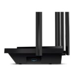 4Gbps - WiFi 6 - WAN 1Gbps - LAN 4x 1Gbps - USB 3.0 - Antenne esterne - Gestione basata sul Web - Colore nero
