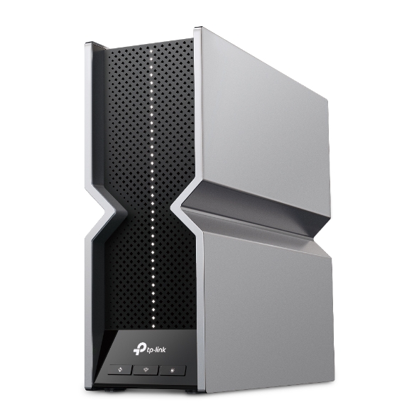 TP-Link RE800BE Ripetitore Wi-Fi 7 tri-band BE19000 - Velocità 19 Gbps - 8 antenne interne - Configurazione semplice tramite WPS o app - MLO - Ethernet - Colore: nero e grigio
