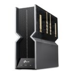 TP-Link RE800BE Ripetitore Wi-Fi 7 tri-band BE19000 - Velocità 19 Gbps - 8 antenne interne - Configurazione semplice tramite WPS o app - MLO - Ethernet - Colore: nero e grigio - immagine 3