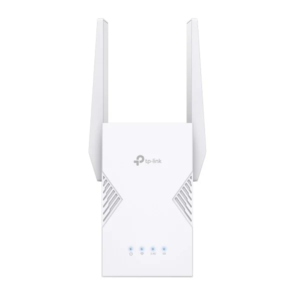 TP-Link RE225BE Ripetitore Wi-Fi 7 dual-band - 2 antenne esterne - Protocolli di sicurezza avanzati - Colore bianco