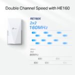 TP-Link RE780X Ripetitore Wi-Fi 6 dual-band - Velocità 3 Gbps - Configurazione semplice tramite WPS o app - Wi-Fi AX3000 - Ethernet - Colore bianco - immagine 4