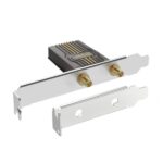 Adattatore di rete TP-Link Archer TBE400E PCI - Bluetooth - Velocità 6,5 Gbps - WiFi tri-band 7 - 2 antenne multidirezionali - Sicurezza avanzata - Nero - Colore nero - immagine 3