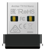 Adattatore TP-Link Archer TX1U Nano USB to WiFi 6 - Velocità 287 Mbps - Sicurezza avanzata - Nero