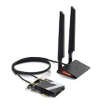 Adattatore di rete TP-Link Archer TBE550E PCI - Base con LED - Bluetooth - Velocità 9,3Gbps - WiFi tri-band 7 - 2 antenne multidirezionali - Sicurezza avanzata - Colore nero - immagine 3