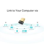 TP-Link UB4A Adattatore da USB a Bluetooth 4.0 - Formato Nano ultracompatto - Plug and Play - Colore: nero - immagine 3