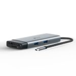 Hub TP-Link UH7020C 7 in 1 - Power Delivery 100 W - HDMI 4K - 2xUSB-C - 2xUSB-A - SD - MicroSD - Cavo USB-C da 18 cm - Alluminio - Plug and Play - Colore: nero e grigio - immagine 3
