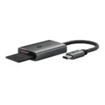 TP-Link UA440C Lettore di schede SD e MicroSD - Velocità fino a 5 Gbps - Cavo USB-C da 15 cm - Capacità massima 2 TB - Plug and Play - Alluminio - Colore grigio scuro - immagine 3