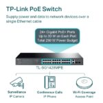 Switch TP-Link TL-SG1428PE a 28 porte - Gestito - 24xRJ45 PoE+ 1 Gbps - 2xRJ45 1 Gbps - 2xSFP 1 Gbps - Supporta QoS - Ripristino automatico - 2 ventole interne - Colore nero - immagine 4