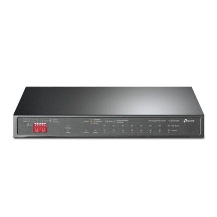 Switch TP-Link TL-SG1210MP a 10 porte - Non gestito - 9xRJ45 1 Gbps - SFP 1 Gbps - Capacità di commutazione fino a 20 Gbps - Ripristino automatico - Plug and Play - Colore: nero