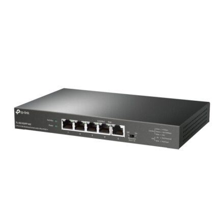 5 Gbps - Non gestito - 4xPoE++ - Supporta QoS - Capacità di commutazione fino a 25 Gbps - Colore: nero