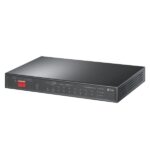 Switch TP-Link TL-SG1210PP a 10 porte - Non gestito - 8xRJ45 PoE+ 1 Gbps - 2xRJ45 1 Gbps - Capacità di commutazione fino a 20 Gbps - Supporta QoS - Plug and Play - Colore: nero