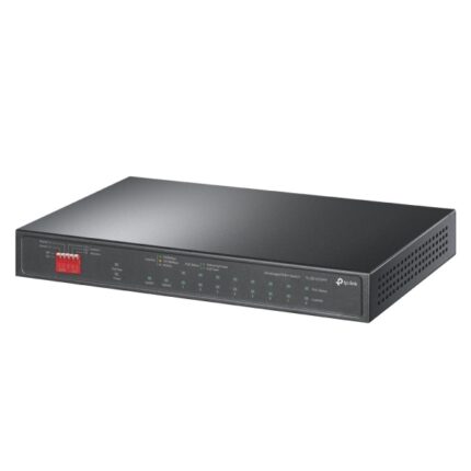 Switch TP-Link TL-SG1210PP a 10 porte - Non gestito - 8xRJ45 PoE+ 1 Gbps - 2xRJ45 1 Gbps - Capacità di commutazione fino a 20 Gbps - Supporta QoS - Plug and Play - Colore: nero