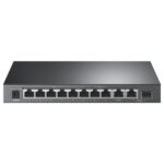 Switch TP-Link TL-SG1210PP a 10 porte - Non gestito - 8xRJ45 PoE+ 1 Gbps - 2xRJ45 1 Gbps - Capacità di commutazione fino a 20 Gbps - Supporta QoS - Plug and Play - Colore: nero - immagine 2