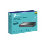 Switch TP-Link TL-SG1210PP a 10 porte - Non gestito - 8xRJ45 PoE+ 1 Gbps - 2xRJ45 1 Gbps - Capacità di commutazione fino a 20 Gbps - Supporta QoS - Plug and Play - Colore: nero - immagine 3