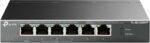 TP-Link TL-SG1006PP Switch a 6 porte RJ45 da 1 Gbps - Non gestito - 1x PoE++ - 3x PoE+ - Supporta QoS - Ripristino automatico - Velocità di commutazione fino a 12 Gbps - Colore: nero