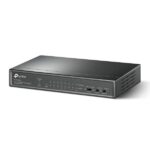 Switch TP-Link TL-SF1009P con 9 porte RJ45 da 100 Mbps - Non gestito - 8xPoE+ - Plug and Play - Ripristino automatico - Colore: nero - immagine 2