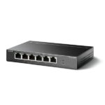 TP-Link TL-SF1006P Switch a 6 porte RJ45 da 100 Mbps - Non gestito - 4x PoE - Plug and Play - Autoapprendimento MAC - Colore: nero - immagine 2