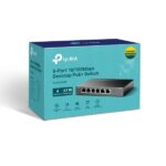 TP-Link TL-SF1006P Switch a 6 porte RJ45 da 100 Mbps - Non gestito - 4x PoE - Plug and Play - Autoapprendimento MAC - Colore: nero - immagine 5